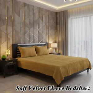 Soft Velvet Fleece Bedsheet