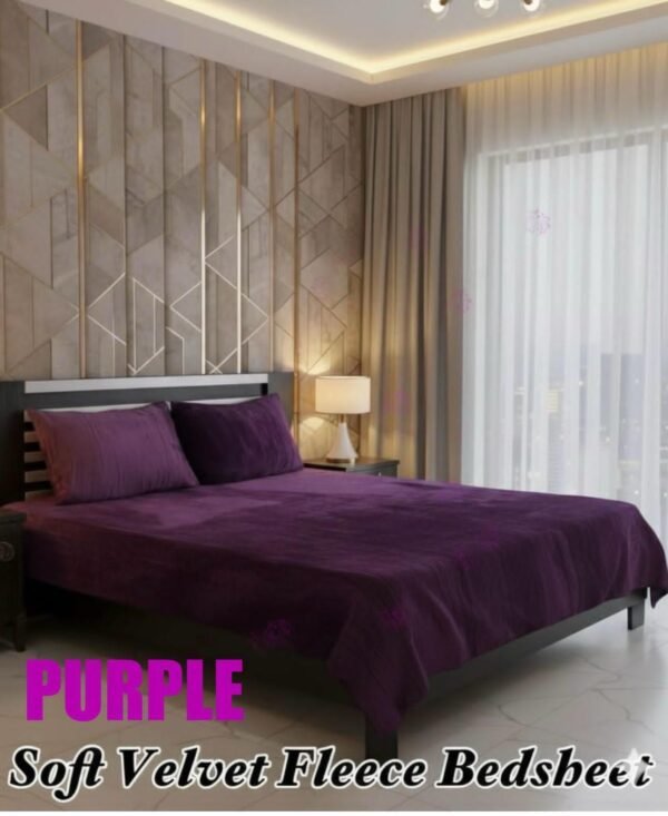 Soft Velvet Fleece Bedsheet